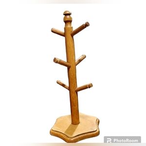 Kamenstein Coffee Cup Tree Thailand Wood Light Kitchen. (0365)